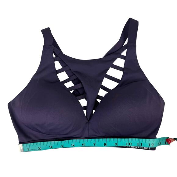 Victoria Sport 34D Purple Incredible Lightweight Criss Cross Back Sports Bra - Picture 5 of 9